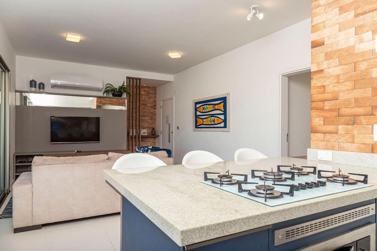 Punta Blu: Luxury Beachfront Condo with Pool and 24/7 Security Bombinhas Exterior photo
